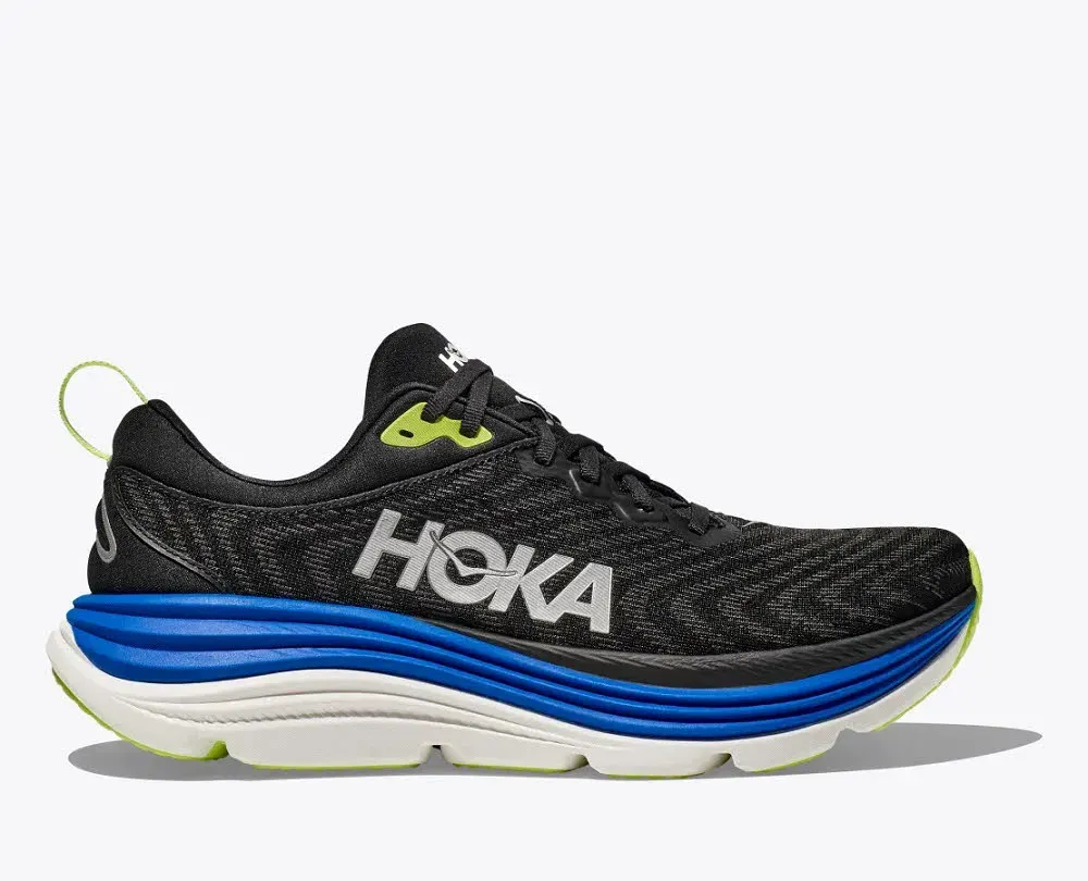 Hoka Gaviota 5 Wide Herren Laufschuhe Joggingschuhe schwarz 42