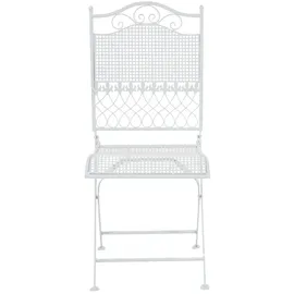 CLP Kiran Gartenstuhl 41 x 41 x 91 cm weiß 2 St.