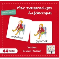 Schulbuchverlag Anadolu - Mein zweisprachiges Aufdeckspiel, Verben Deutsch-Türkisch (Kinderspiel)