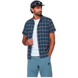 Mammut Trovat Summer Kurzarmhemd Grau / Marine-Tschiel XXL
