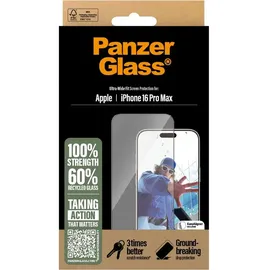 Panzer Glass PanzerGlass Displayschutz iPhone 16 Pro Max Ultra-Wide Fit