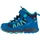 TROLLKIDS Tronfjell Wanderstiefel - Cobalt Blue / Dusky Turquoise / Dark Navy - EU 34