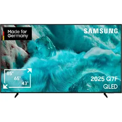 SAMSUNG QLED-Fernseher "GQ65Q7FAAU QLED-Fernseher", G (A-G), schwarz, 65, Fernseher, Quantum HDR, Knox Security, Art Store, 3D Sound, Gaming Hub, AI TV