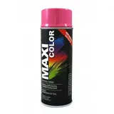 Maxi Color NEW QUALITY Sprühlack Lackspray Glanz 400ml Universelle spray Nitro-zellulose Farbe Sprühlack schnell trocknender Sprühfarbe (RAL 4003 erikaviolett pink glänzend)