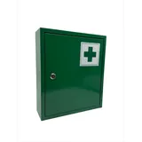 relaxdays Medizinschrank Abschließbarer Medizinschrank mit Kreuz grün grün