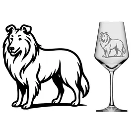 eXODA Weinglas Collie 0,35 l 1-tlg.