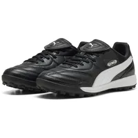 Puma King Liga Tt Fussballschuh, Schwarz Weiß Silber, 44