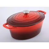 Carl Schmidt Sohn Xanten Bräter 28x21 cm rot