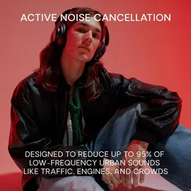 Urbanista Urbanista, Valencia Bluetooth Noise Cancelling Kopfhörer, Schwarz - Schwarz