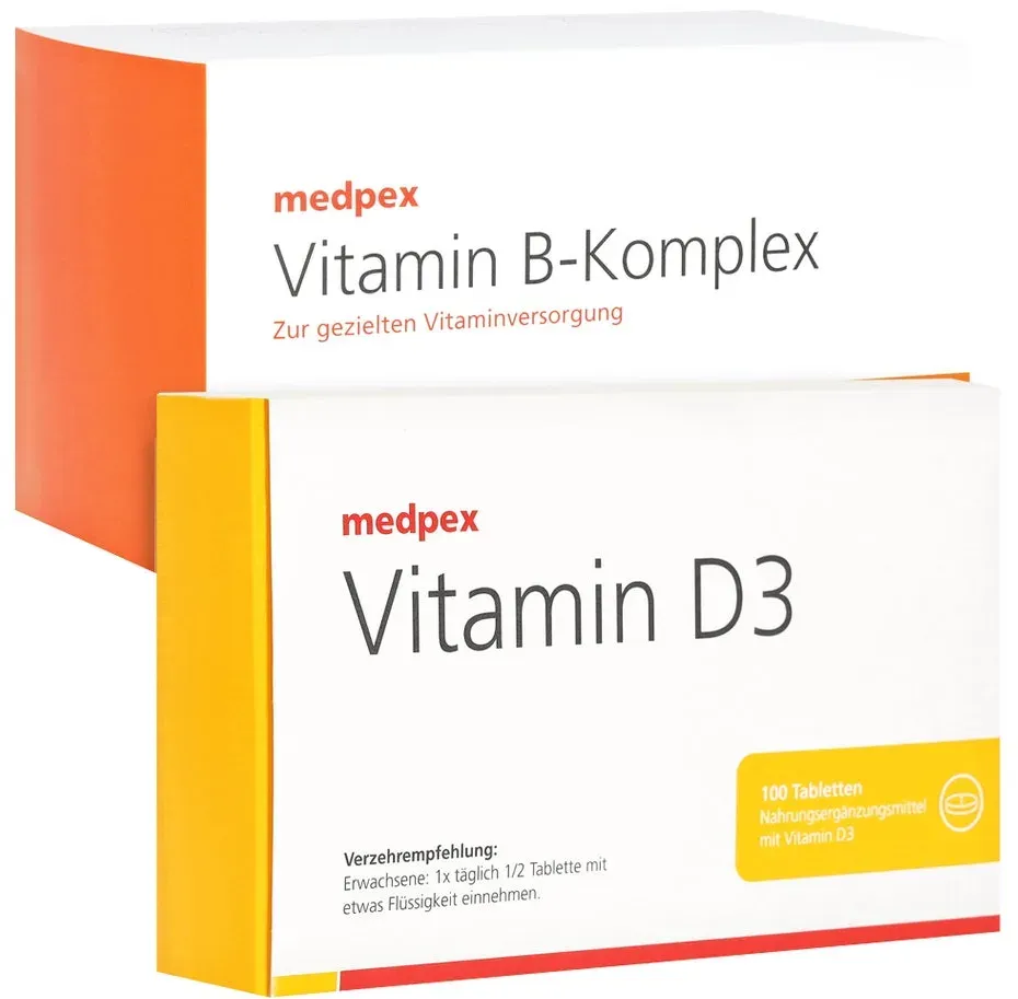 medpex Vitamin B-Komplex & Vitamin D3 1 Set