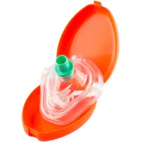 Sanismart Taschenbeatmungsmaske CPR Set Orange Pocketmaske