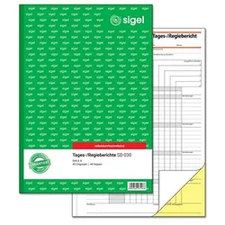 SIGEL Tages-/Regiebericht Formularbuch SD030