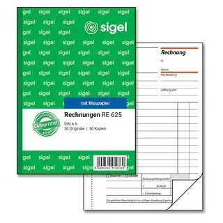 SIGEL Rechnung Formularbuch RE625