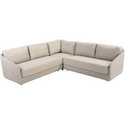 4 SEASONS OUTDOOR Loungemöbel Set Casanova 3tlg. Rope Beige