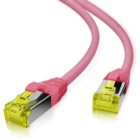 Helos Patchkabel, S/FTP, RJ-45/RJ-45, 1.5m, pink (118132)