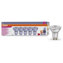 Osram LED-Reflektorlampe parathom DIM, PAR16, GU10, eek: g, 3,4 w, 230 lm, 3000 k, 5 Stück