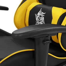 Beliani Victory Gaming-Stuhl Schwarz/Gelb