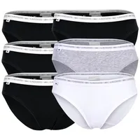 Lacoste Damen Slips, 6er Pack - Brief, Unterwäsche, Cotton