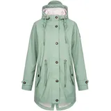 Regenjacke ANKERGLUT "Friesennerz ankerglutliebe WOMEN", Damen, Gr. 36 (S), grau, Web, Obermaterial: 100% Polyurethan. Futter: 100% Polyester, figurumspielend hüftbedeckend, gerader Abschluss mit Druckknopf, Jacken Regenjacke, auch in Großen Größen erhältlich
