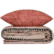 l'essentiel linge de maison Felix Fliese Rot 240 x 220 cm + 60 x 60 cm