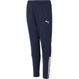 Puma Teamliga Trainingshose Peacoat/Weiß 140
