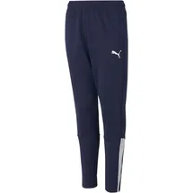 Puma Teamliga Trainingshose Peacoat/Weiß 140