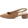 TAMARIS Damen Sling Pump mit Blockabsatz Leder, braun, 40 EU
