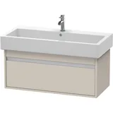 Duravit Waschtischunterschrank 1 Auszug 95 x 41 x 44 cm Taupe Matt