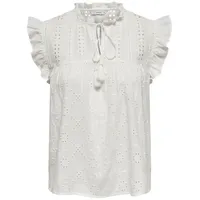 Only ONLReva Blusenshirt weiß XS