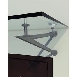 Buylando Glaswerk Westfalen Glasvordach, Transparent, Glas, Rechteckig, 120x1.31x90 cm, Aufbewahrung & Schutzhüllen, Geräteschuppen-Zubehör