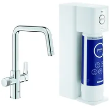 Grohe blue pure Eurosmart Starter Kit mit Umkehrosmose Filter - chrom