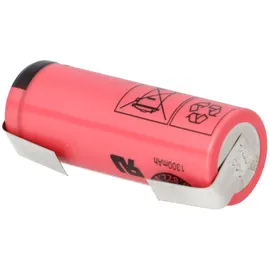 Panasonic Akkuman.de Sanyo UR18500Y 1300mAh Li-ion Akku mit U-Lötfahne Akku