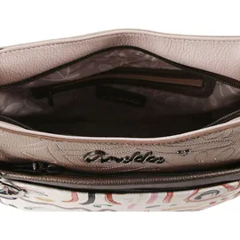 Anekke Umhängetasche Olympia elfenbein / taupe / dunkelorange / rosa