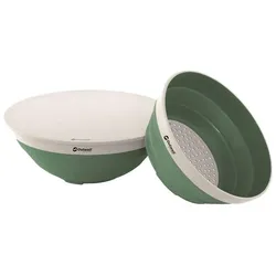 Outwell Collaps Bowl & Colander Set Shadow Green shadow green