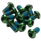 Reverse Components Reverse Bremsscheiben Befestigungs- Schrauben-Set 12 Stück. grün