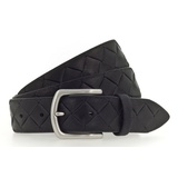 Vanzetti 35mm Leather Belt W105 Black