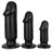 ANOS 3-teiliges Set „Butt Plug Training Kit“, verschiedene Größen und Gewichte, schwarz