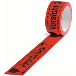 TransPak Warnklebeband PP Vorsicht Glas - 5570011