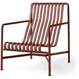 HAY - Palissade Lounge Chair High, iron red