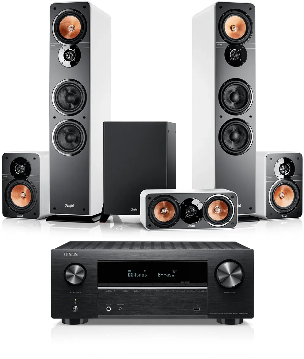 ULTIMA 40 Surround + DENON X2800H DAB "5.1-Set"