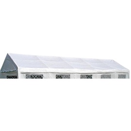 DEGAMO Ersatzdach / Dachplane PALMA für Zelt 4x10 Meter, PE weiss 180g/m2, incl. Spanngummis