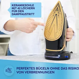 MPM Dampfbügeleisen MZE-26 schwarz/gold