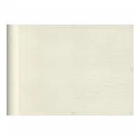 vidaXL Balkon-Sichtschutz Creme 75x800 cm 100 % Polyester-Oxford