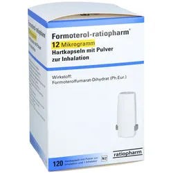 FORMOTEROL-ratiopharm 12 μg Hartkap.m.Pul.z.Inhal. 120 St