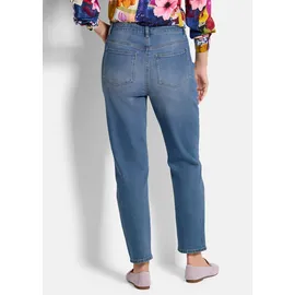 GOLDNER Baumwoll-Stretch Mom Jeans SARA in hellblau, | Gr.: 44