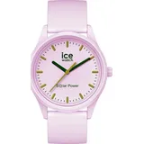 Ice-Watch 018473 ICE solar power nature S Uhr Damenuhr Silikon weiß - Weiß/Weiß