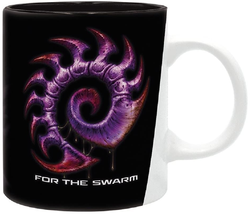 Starcraft 2 - Tasse - Zerg - Kaffeebecher Queen of Blades - Kaffeetasse For the Swarm Logo - Mug - Keramik - Geschenkbox