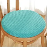 VEAI Rund Sitzkissen Stuhl Stuhlkissen 30/40/35/50/45 cm Sitzkissen Plüsch Sitzpolster Stuhlauflage für Outdoor Indoor Gartenstuhl Küche oder Esszimmerstuhl((Color 9,16inch/40cm)