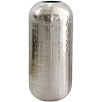 FineBuy FineBuy, Vase, Bodenvase FB76405 Aluminium 45 cm Silber (1x)