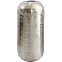 FineBuy FineBuy, Vase Bodenvase FB76405 Aluminium 45 cm Silber